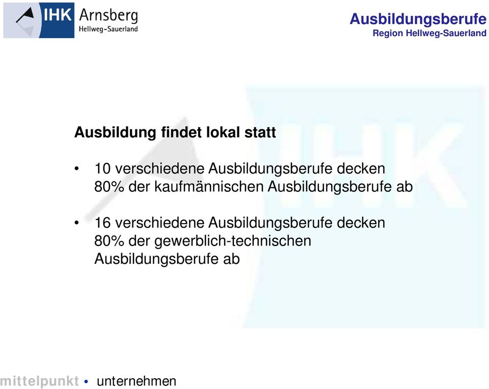 kaufmännischen Ausbildungsberufe ab 16 verschiedene