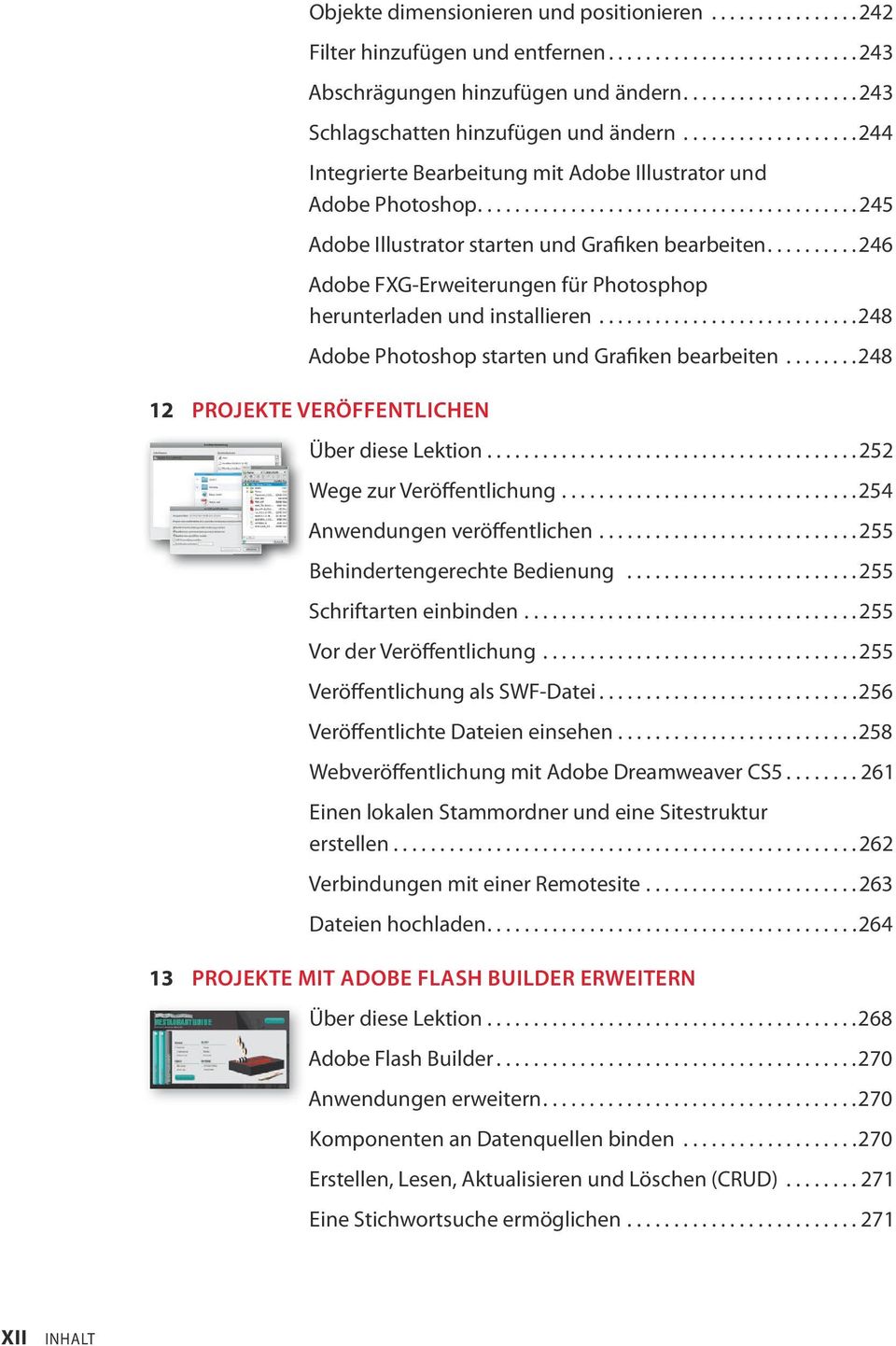 ........................................ 245 Adobe Illustrator starten und Grafiken bearbeiten..........246 Adobe FXG-Erweiterungen für Photosphop herunterladen und installieren.