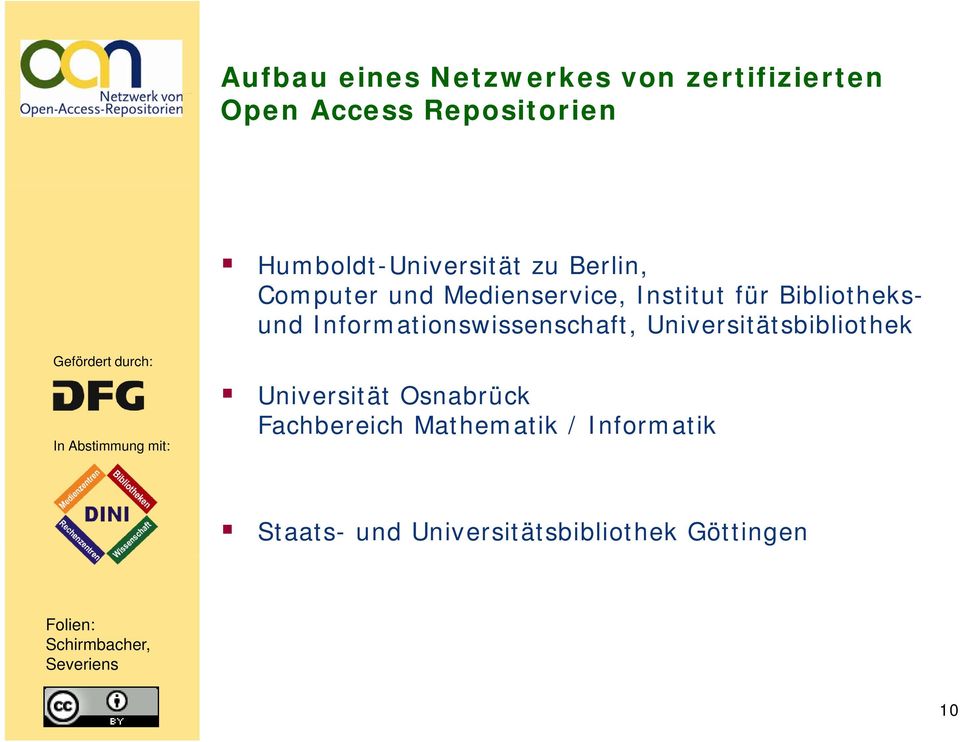Bibliotheksund Informationswissenschaft, Universitätsbibliothek Universität Osnabrück