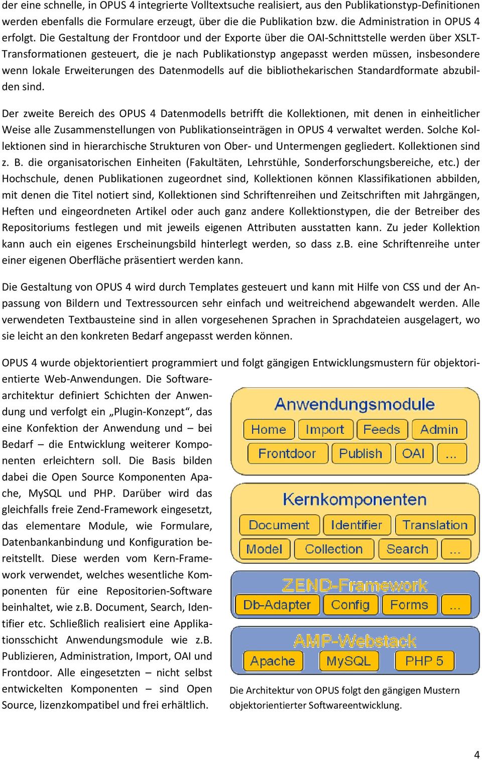 Die Gestaltung der Frontdoor und der Exporte über die OAI Schnittstelle werden über XSLT Transformationen gesteuert, die je nach Publikationstyp angepasst werden müssen, insbesondere wenn lokale