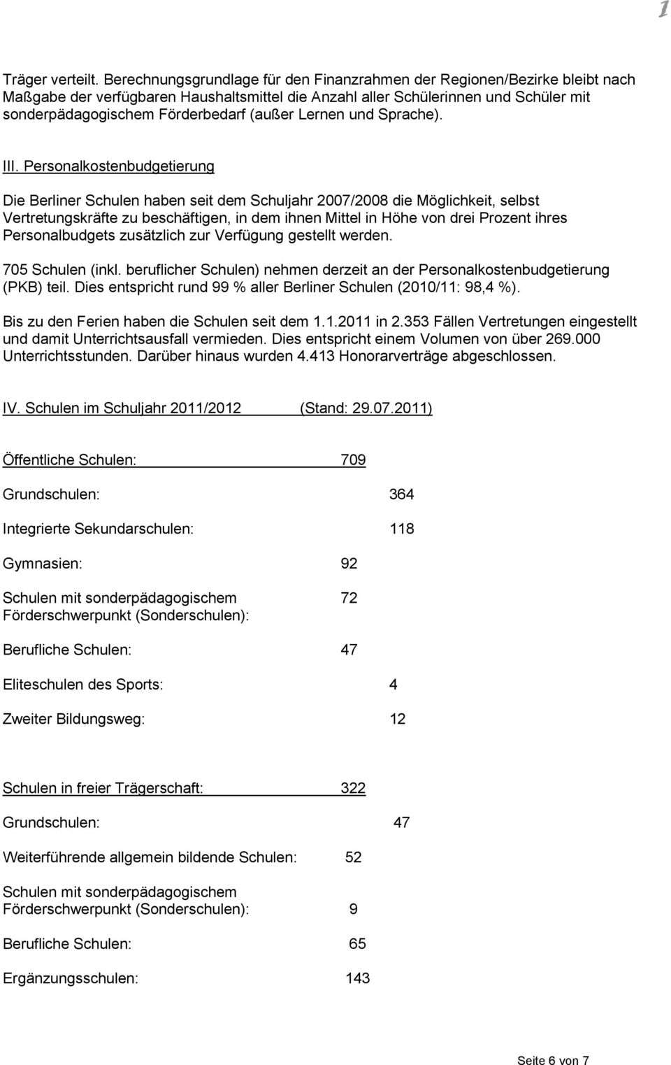 Lernen und Sprache). III.