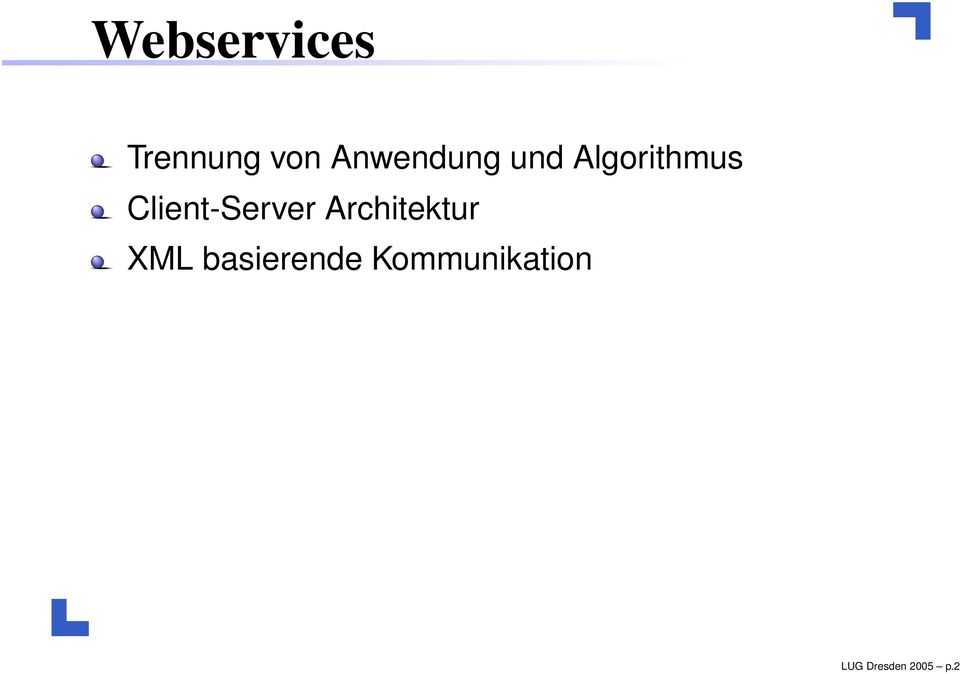 Client-Server Architektur XML