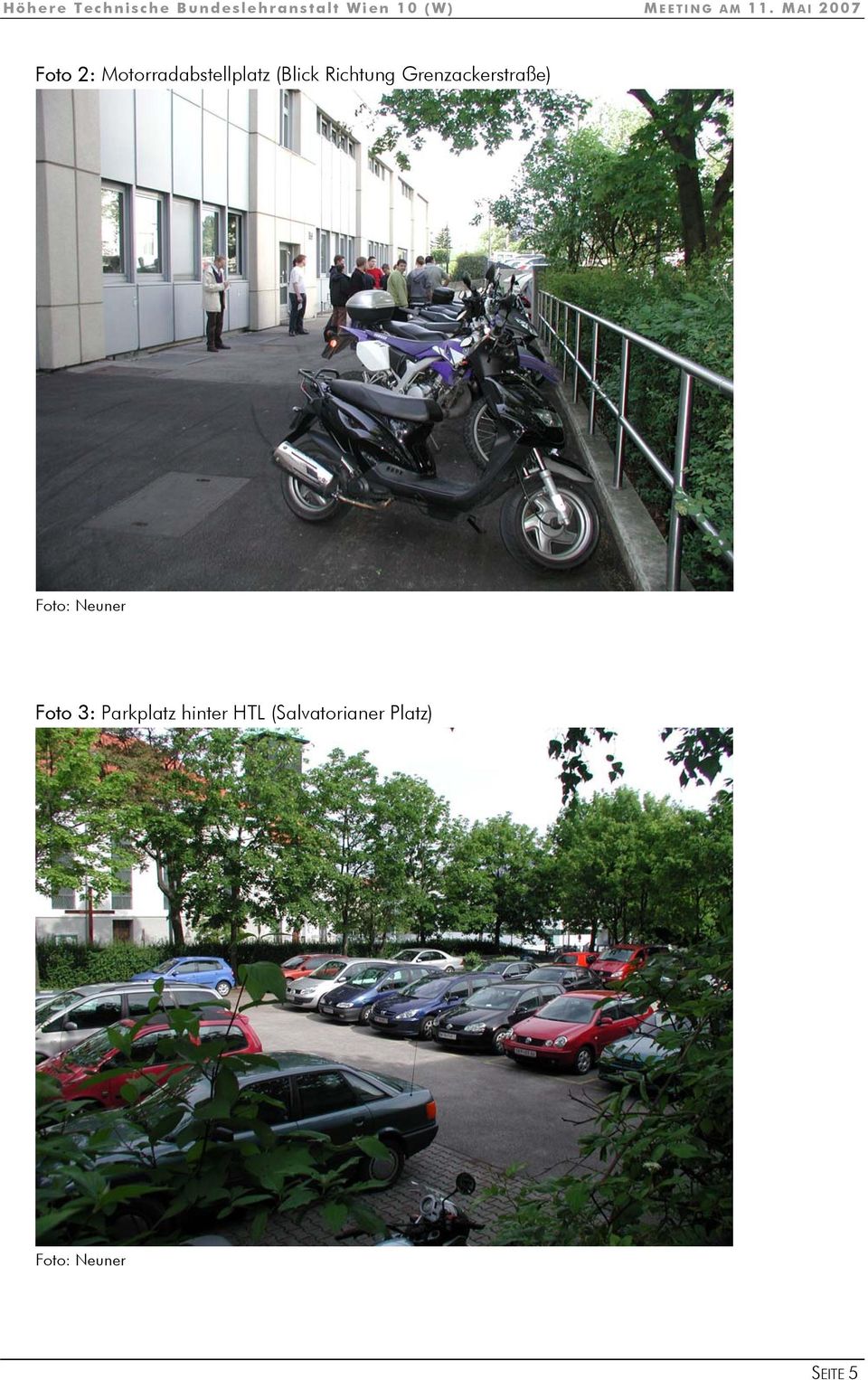 Neuner Foto 3: Parkplatz hinter HTL