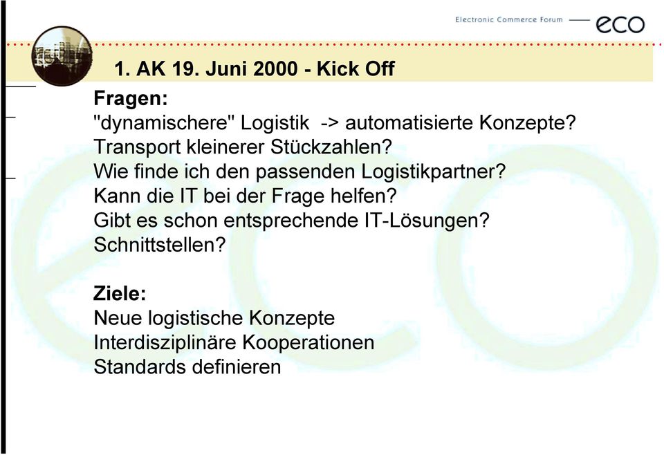 Transport kleinerer Stückzahlen? Wie finde ich den passenden Logistikpartner?