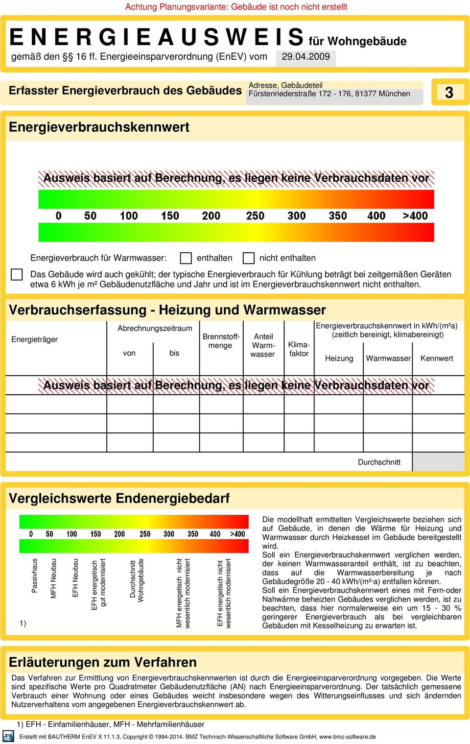 je m² Gebäudenutzfläche und Jahr und ist im Energieverbrauchskennwert nicht enthalten.