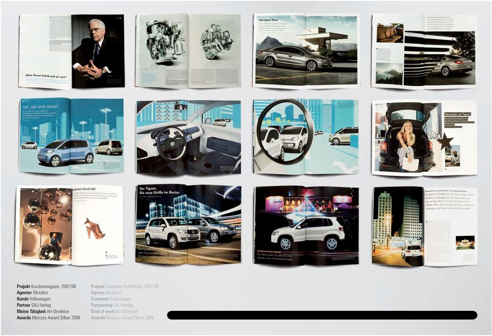 Project Corporate Publishing, 2007/08 Agency Mutabor Customer Volkswagen