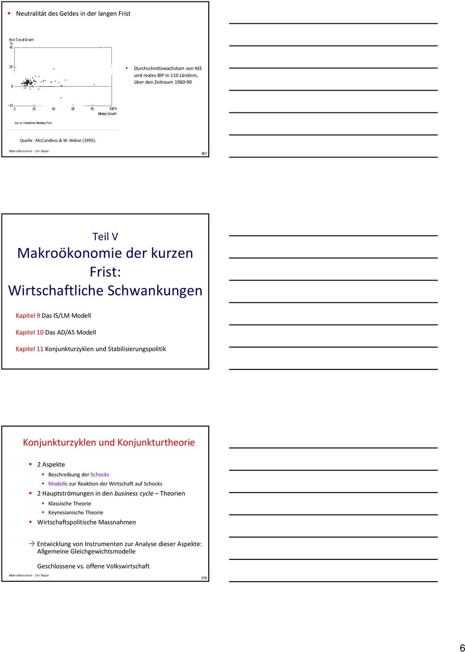 Konjunktuzyklen und Konjunktutheoie 2 Aspekte Bescheibung de Schocks Modelle zu Reaktion de Witschaft auf Schocks 2 Hauptstömungen in den business cycle Theoien Klassische