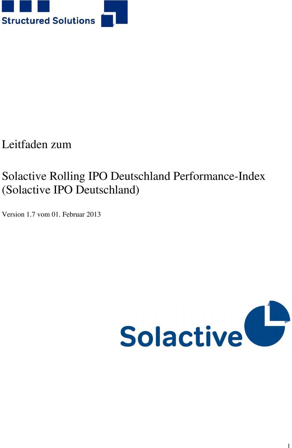 Performance-Index (Solactive )