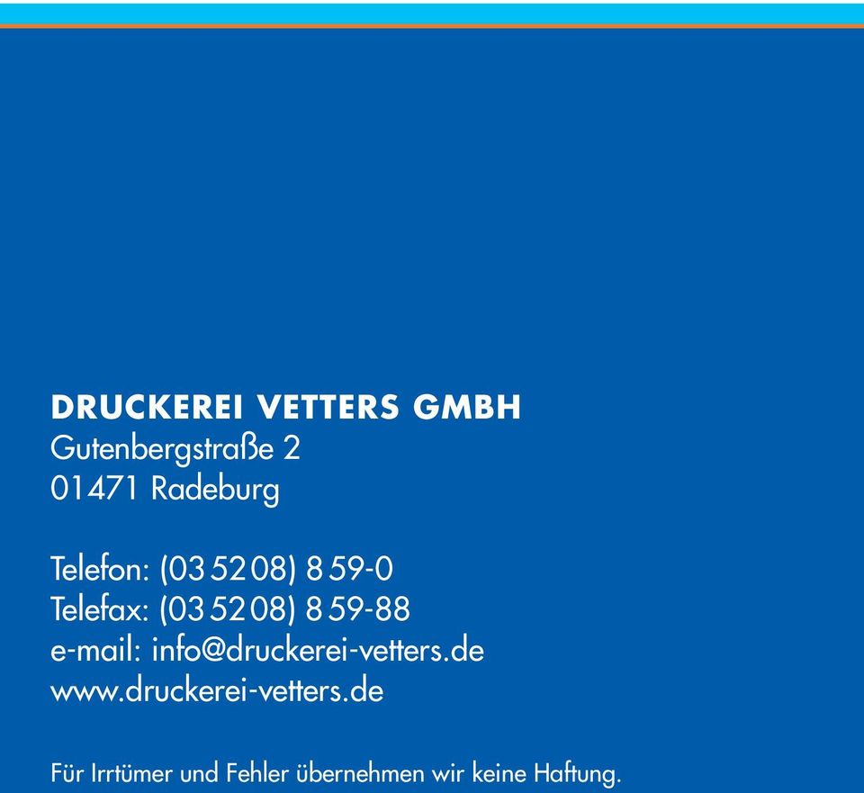 e-mail: info@druckerei-vetters.