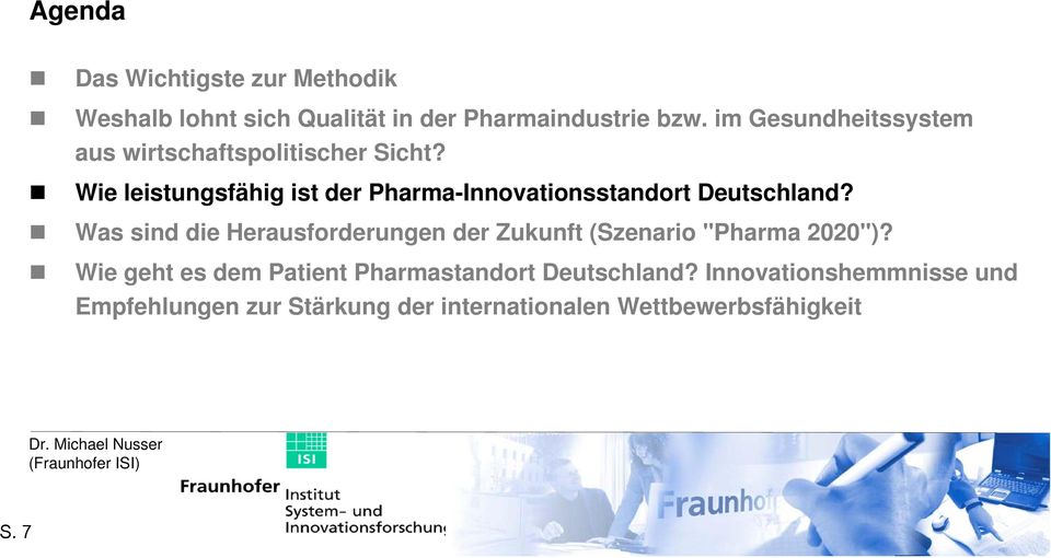 Wie leistungsfähig ist der Pharma-Innovationsstandort Deutschland?