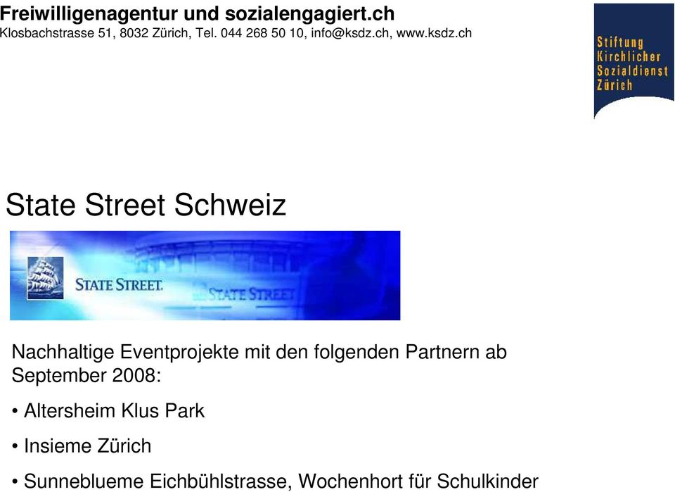 September 2008: Altersheim Klus Park Insieme