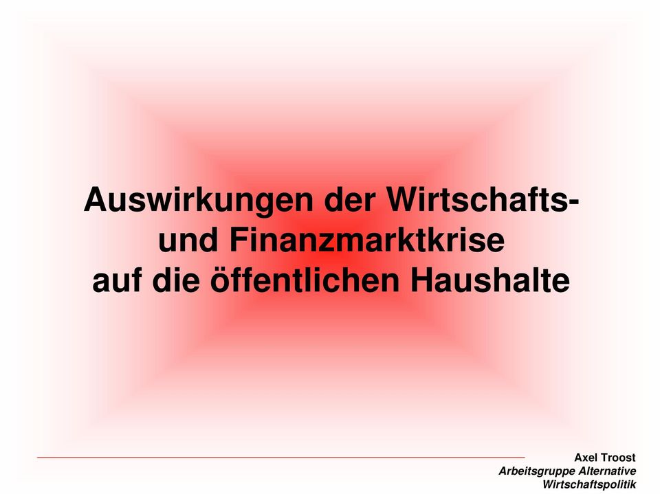 Finanzmarktkrise