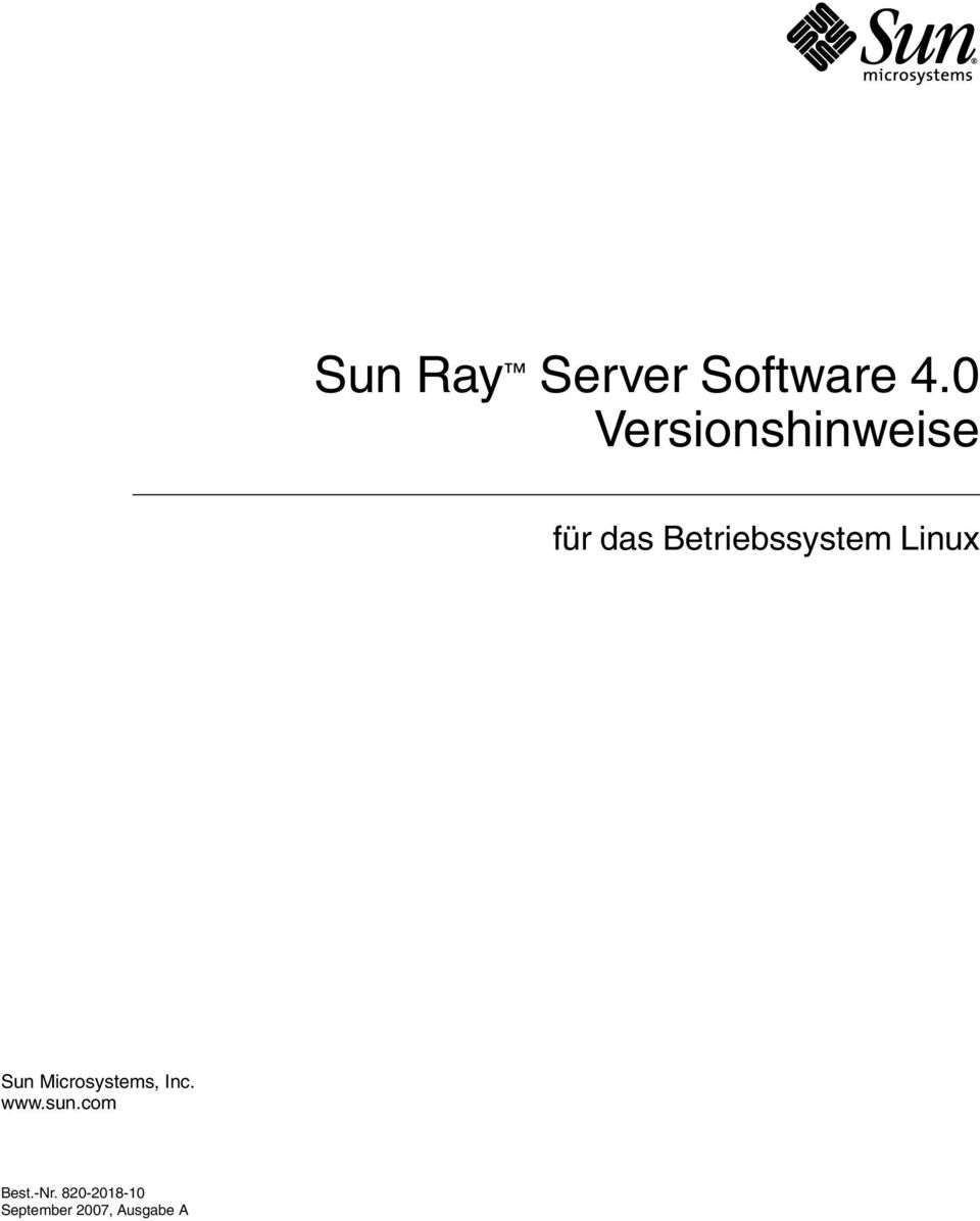 Betriebssystem Linux Sun Microsystems,