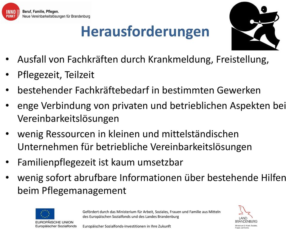 Vereinbarkeitslösungen wenig Ressourcen in kleinen und mittelständischen Unternehmen für betriebliche bli