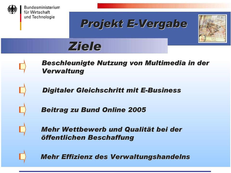 Beitrag zu Bund Online 2005 Mehr Wettbewerb und Qualität bei