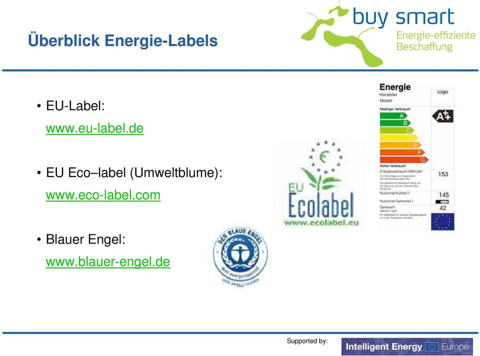 de EU Eco label (Umweltblume): www.