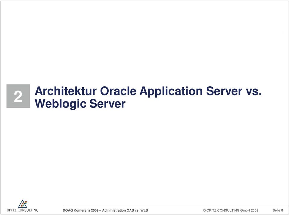 Weblogic Server OPITZ