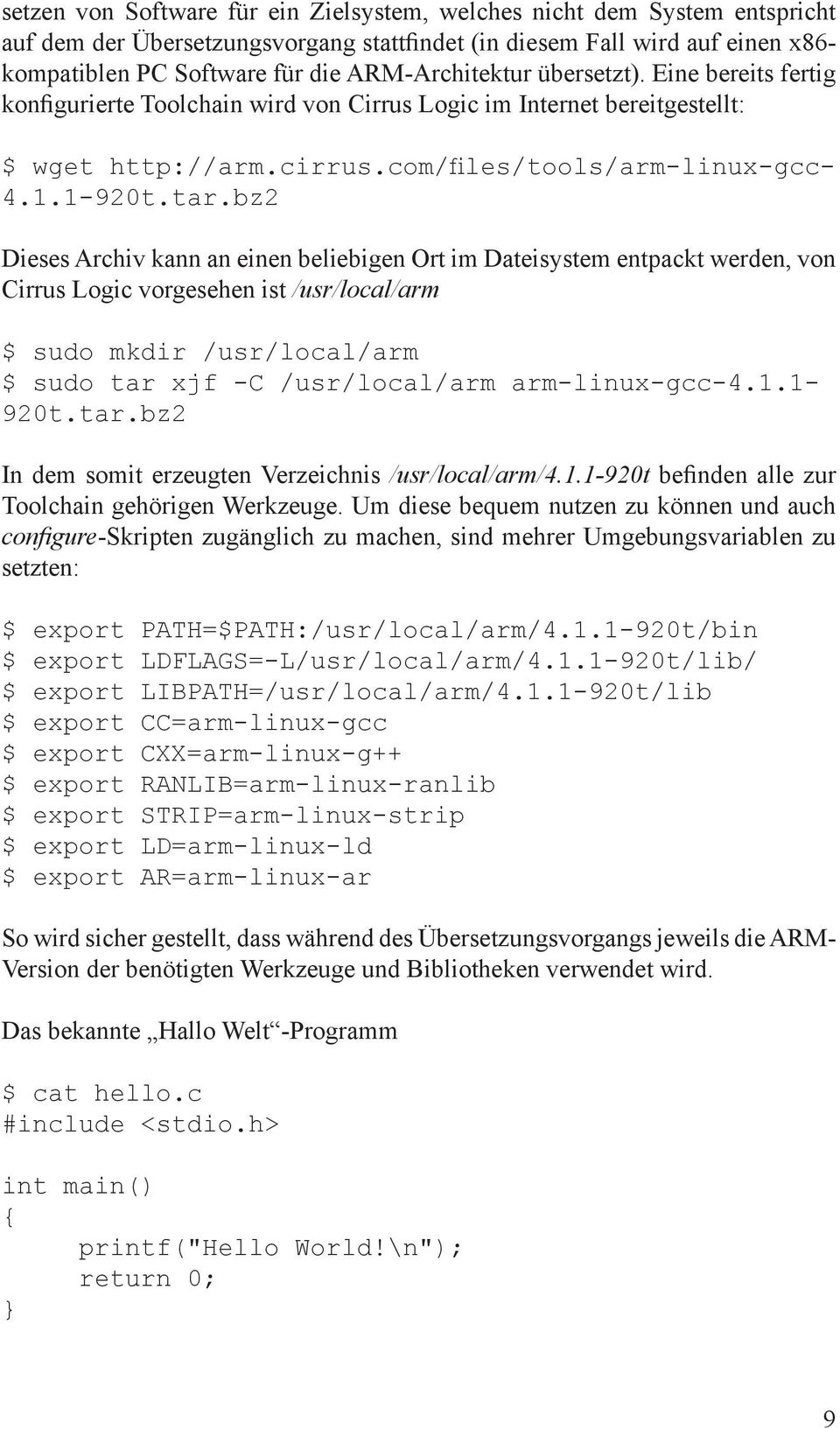 com/files/tools/arm-linux-gcc- 4.1.1-920t.tar.