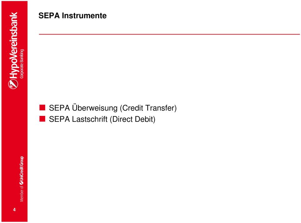 Transfer) SEPA