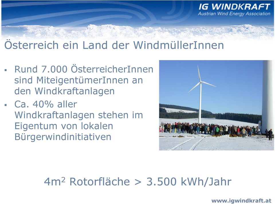 Windkraftanlagen Ca.