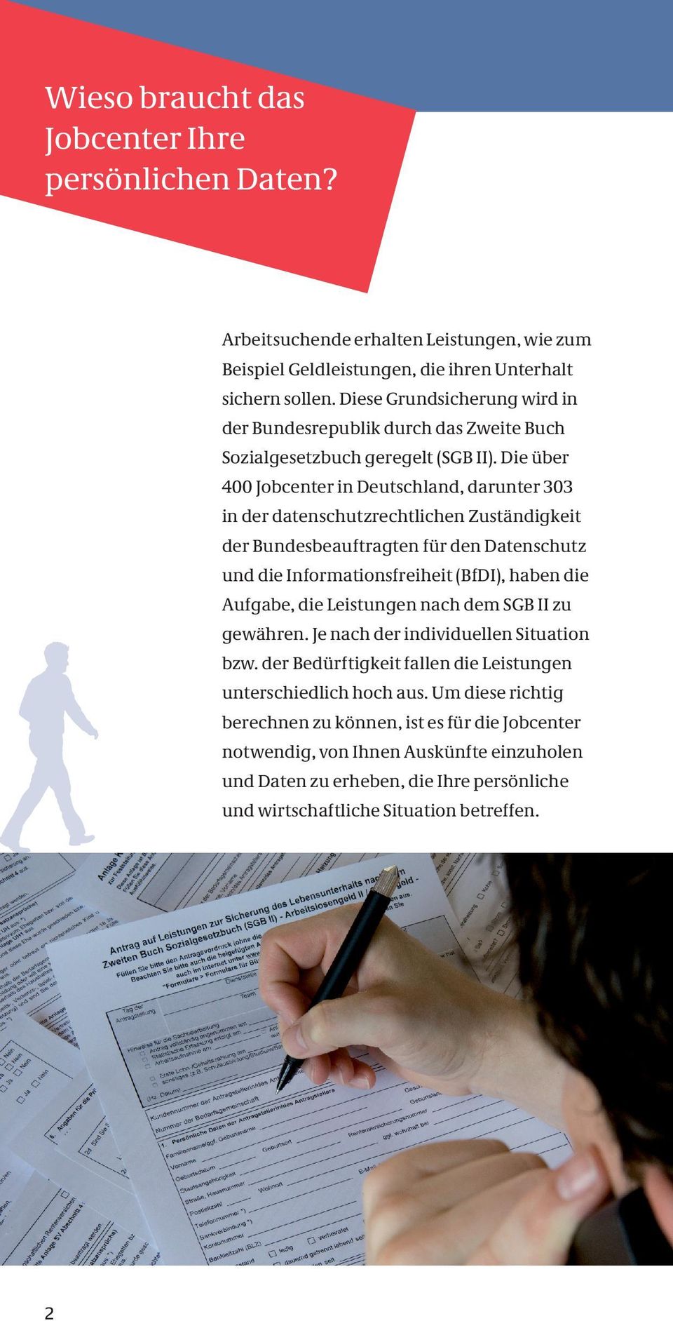 Die über 400 Jobcenter in Deutschland, darunter 303 in der datenschutzrechtlichen Zuständigkeit der Bundesbeauftragten für den Datenschutz und die Informationsfreiheit (BfDI), haben die Aufgabe, die