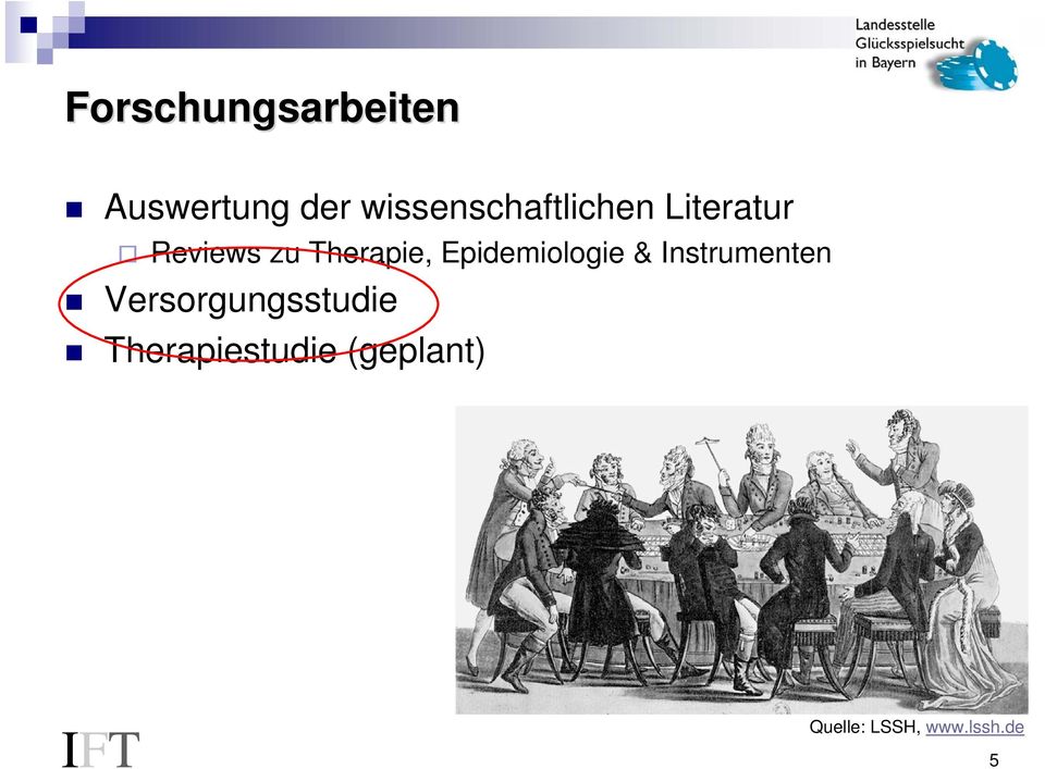 Therapie, Epidemiologie & Instrumenten