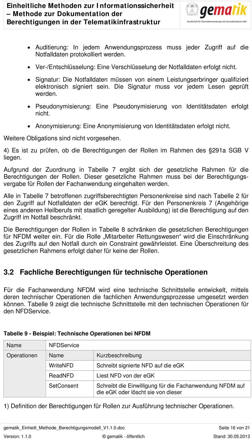 Pseudonymisierung: Eine Pseudonymisierung von Identitätsdaten erfolgt nicht. Anonymisierung: Eine Anonymisierung von Identitätsdaten erfolgt nicht. Weitere Obligations sind nicht vorgesehen.