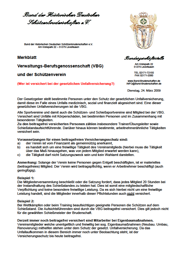 2. Kooperationsvertrag zwischen der Gothaer Versicherung und dem BHDS Angebote zu gem.