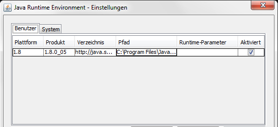 Schritt 1: Vorhandene java Version Prüfen Das Java Fenster öffnen. (In Systemsteuerung > Programme > Java) Im Java Fenster zum Tab Java wechseln und den Button Ansicht... betätigen. 1.4 Version überprüfen Damit Processing auf dem Rechner richtig läuft, muss eine aktuelle Version von Java installiert sein.