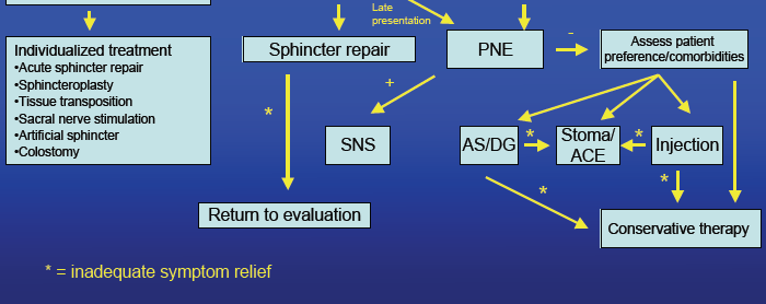 Workflow Stuhlinkontinenz