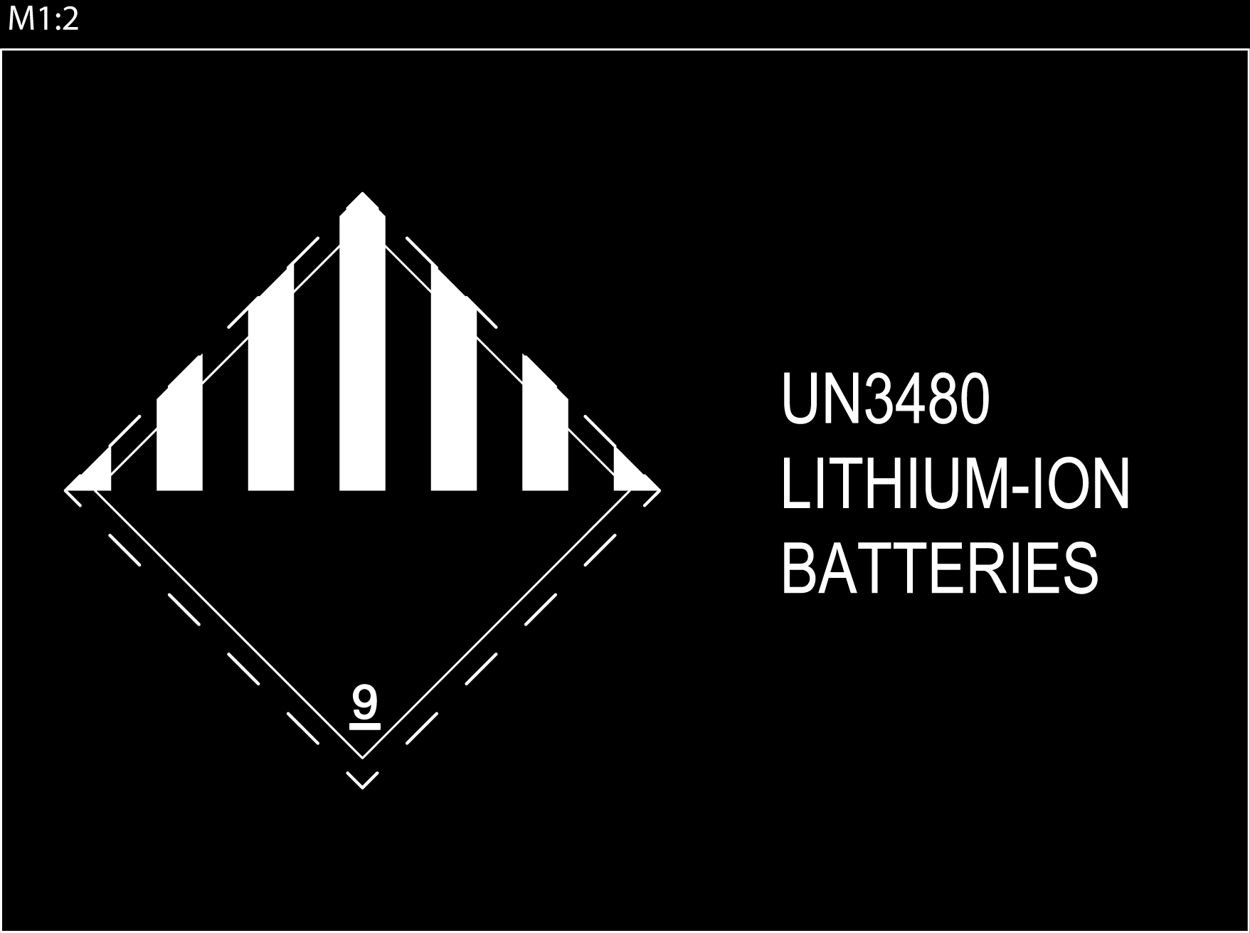 3.6 Transport Klassifizierung / Transport classification: UN Class Class 9 UN number UN3480, Lithium Ion Battery Energie des Batteriepacks / Energy of battery >100Wh