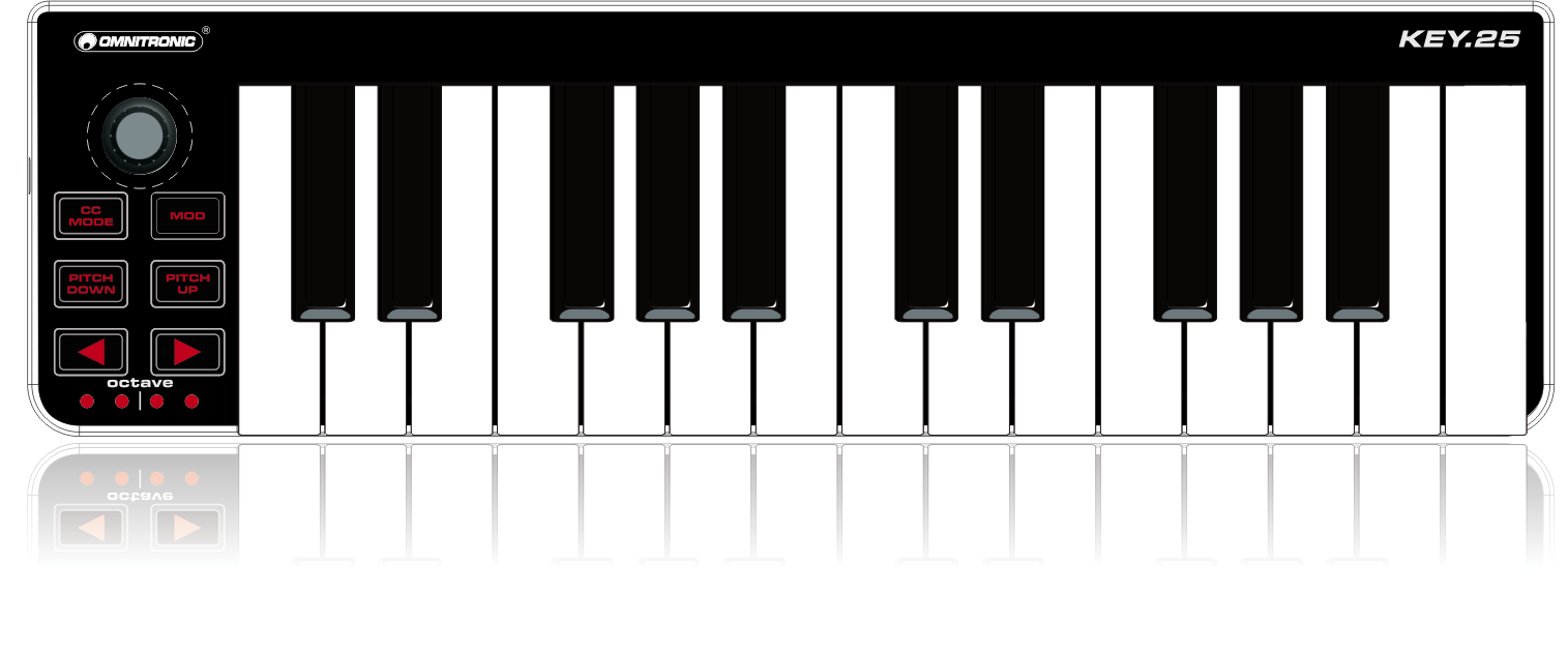 BEDIENUNGSANLEITUNG USER MANUAL KEY-25 MIDI CONTROLLER Für weiteren Gebrauch aufbewahren!