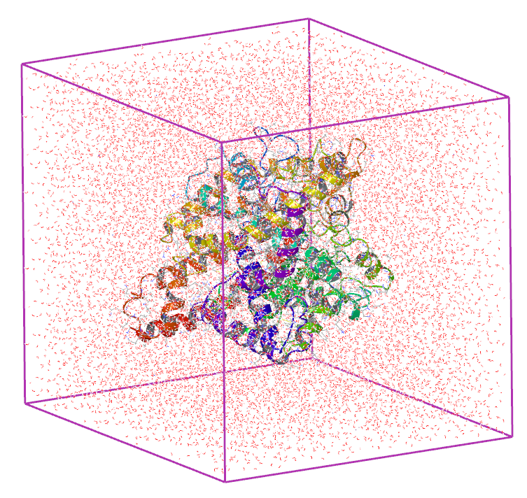 Structure optimization: Molecular Dynamics Advantages: - strain relief - simulation of induced-fit possible - MD trajectory information about dynamic
