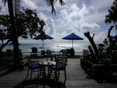 Olhuveli Beach & Spa Resort 4,5* Süd Male Atoll 06.08.2014 All good things come to an end - und wir dürfen nach dem Frühstück die Rückreise nach Male antreten.