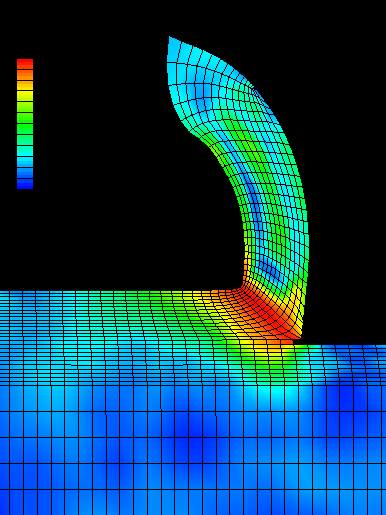 v c = 30 m/min, h = 0,05 mm v c = 5 m/min v c