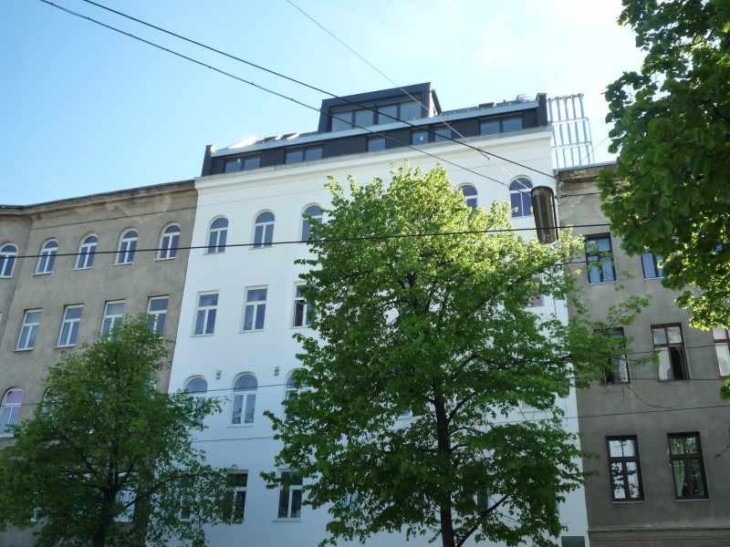 ++ Exklusive DG-Maisonette Wohnung mit einer großzügigen Terrasse und tollen Weitblick nahe dem Wiener Prater/ERSTBEZUG ++ 1020 Wien, Prater Eckdaten Dachgeschoß Zimmer: Wohnfläche: Terrasse: Bauart: