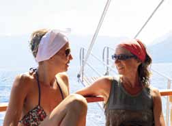 Eine Bootstour entlang der lykischen Küste macht nicht nur fit für die nächste Yoga-Runde traditionell wird auf der offenen Feuerstelle gekocht unter freiem himmel wird praktiziert DIE UNTERBRINGUNG