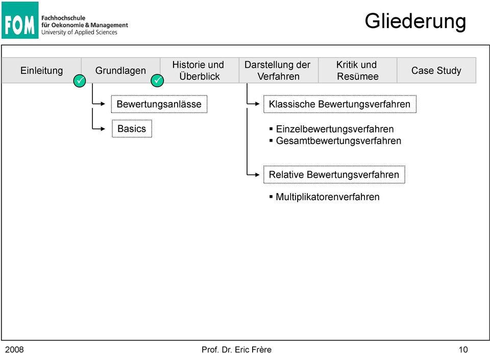 Einzelbewertungsverfahren