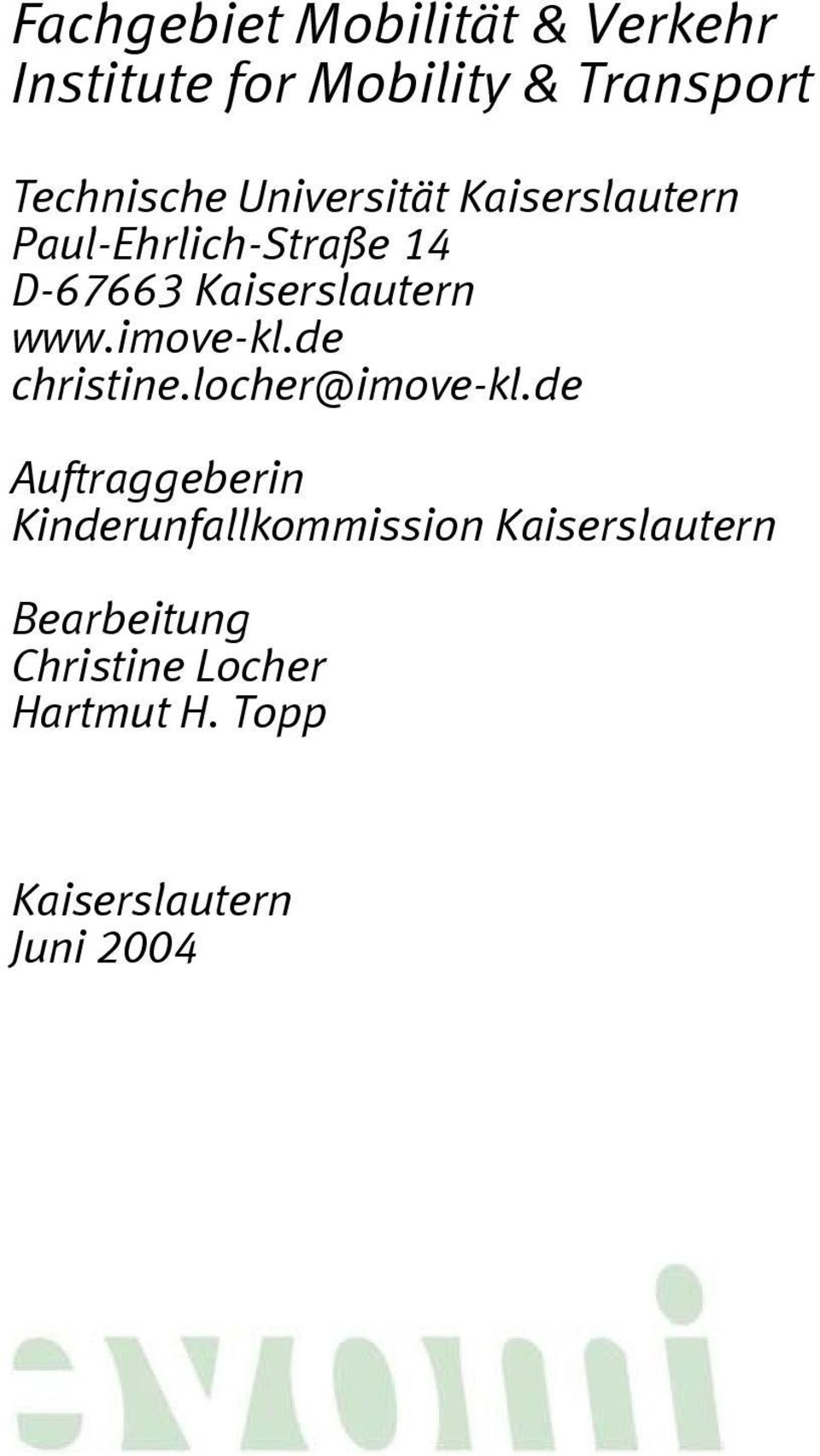 imove-kl.de christine.locher@imove-kl.