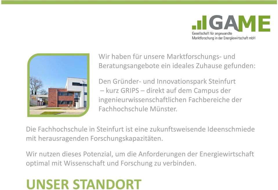 Münster. Die Fachhochschule in Steinfurt ist eine zukunftsweisende Ideenschmiede mit herausragenden Forschungskapazitäten.