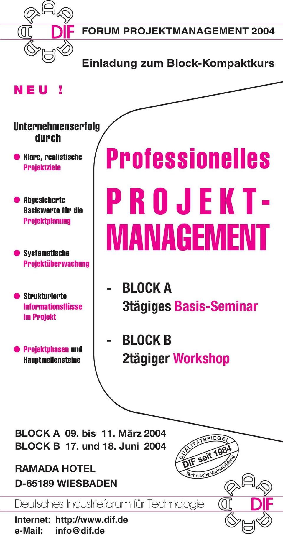 Projektüberwachung Strukturierte Informationsflüsse im Projekt Projektphasen und Hauptmeilensteine Professionelles PROJEKT-