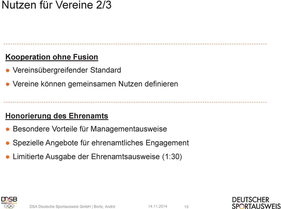 Vorteile für Managementausweise Spezielle Angebote für ehrenamtliches Engagement