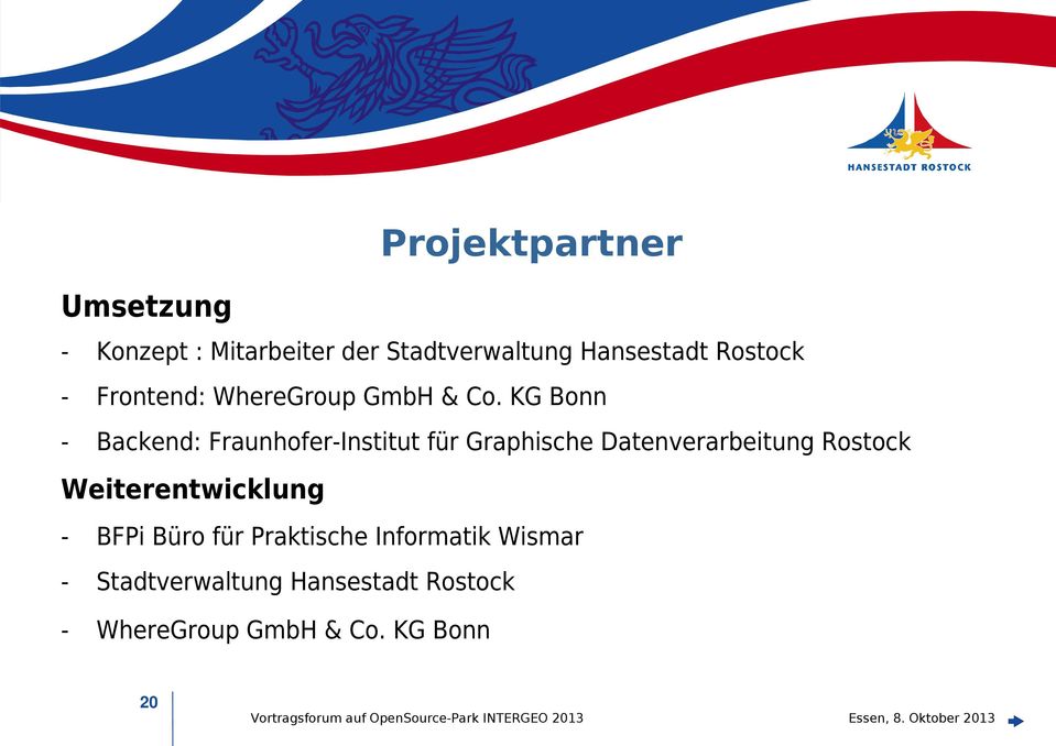 KG Bonn - Backend: Fraunhofer-Institut für Graphische Datenverarbeitung Rostock