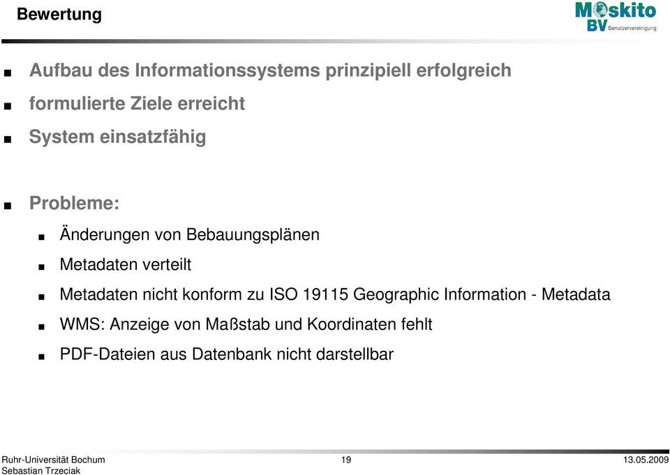 verteilt Metadaten nicht konform zu ISO 19115 Geographic Information - Metadata WMS: