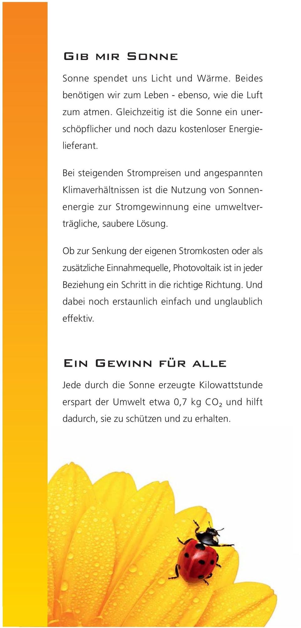 Bei steigenden Strompreisen und angespannten Klimaverhältnissen ist die Nutzung von Sonnenenergie zur Stromgewinnung eine umweltverträgliche, saubere Lösung.