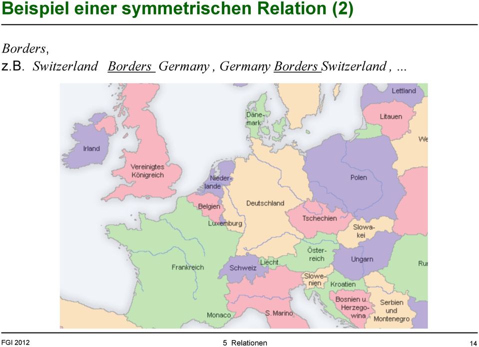 Switzerland Borders Germany,