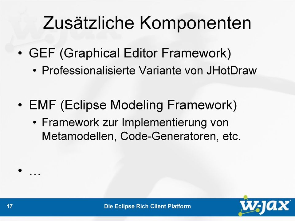 JHotDraw EMF (Eclipse Modeling Framework) Framework