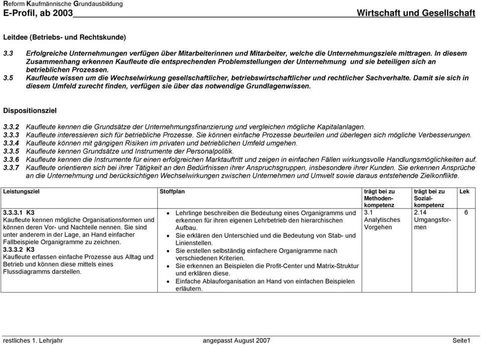 5 Kaufleute wissen um die Wechselwirkung gesellschaftlicher, betriebswirtschaftlicher und rechtlicher Sachverhalte.