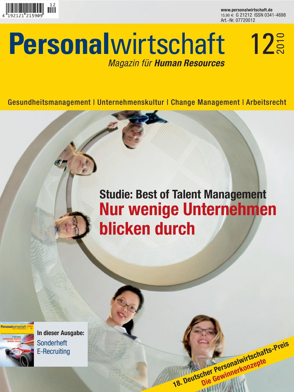 Unternehmenskultur Change Management Arbeitsrecht Studie: Best of Talent Management Nur