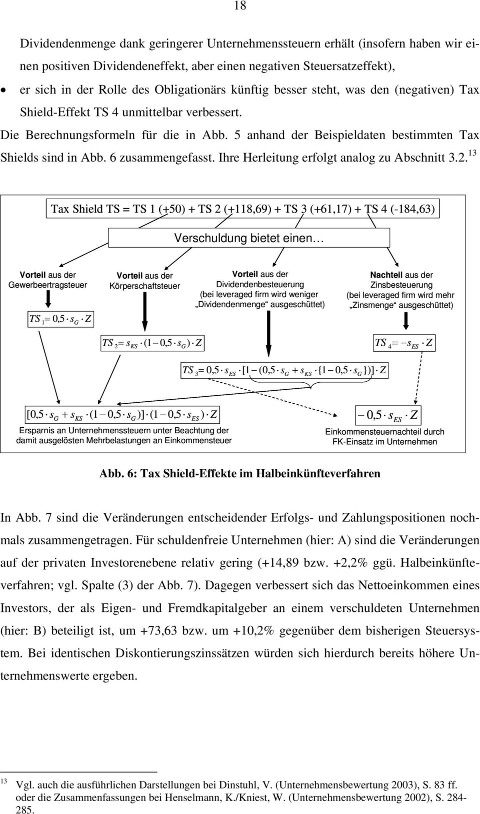 6 zsammengefasst. Ihre Herleitng erfolgt analog z Abschnitt 3.2.